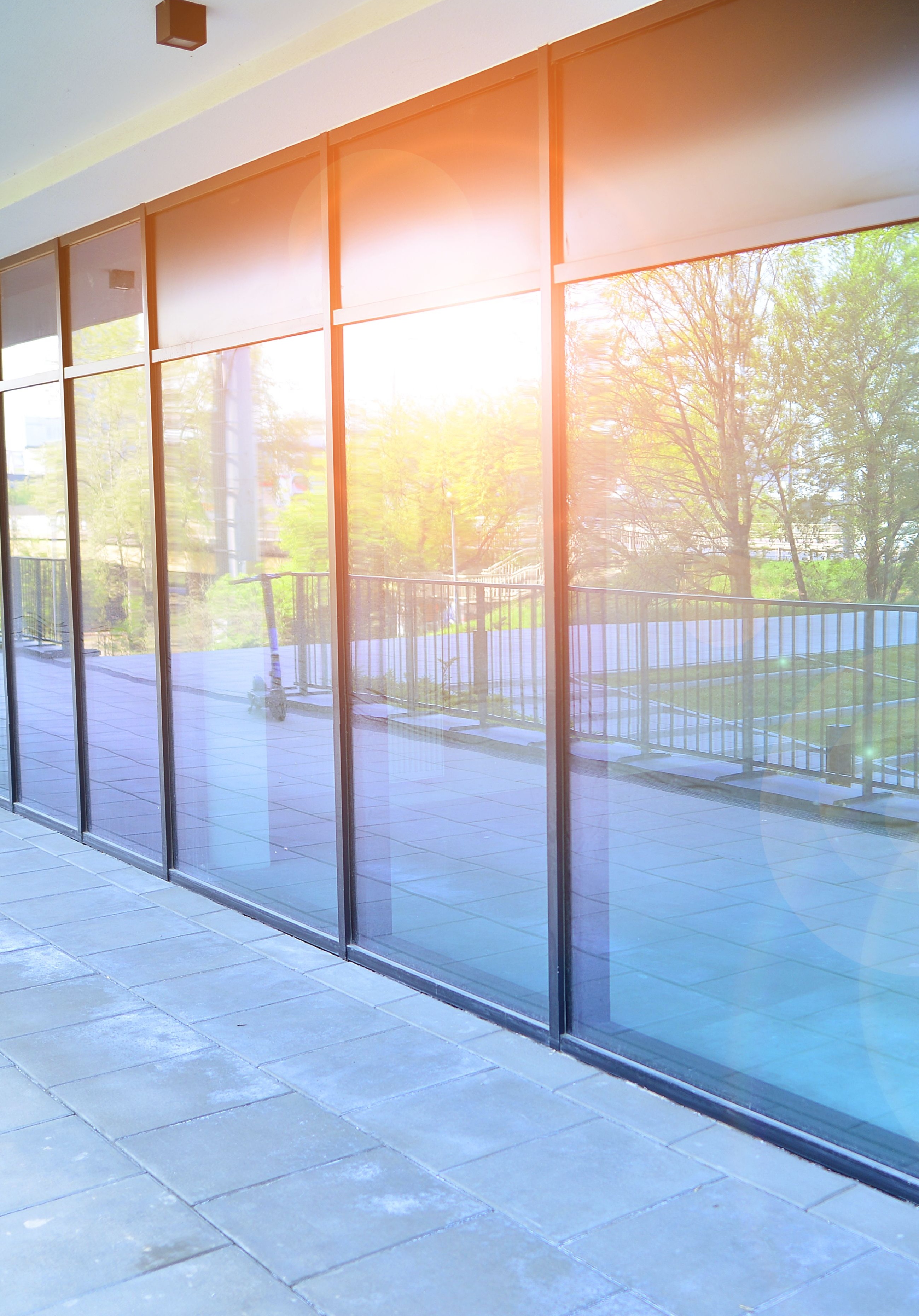 Security window film installation